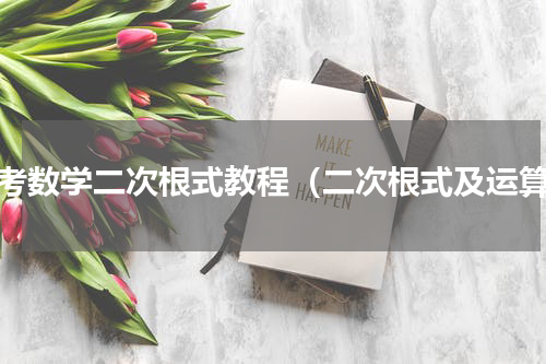 中考数学二次根式教程（二次根式及运算）