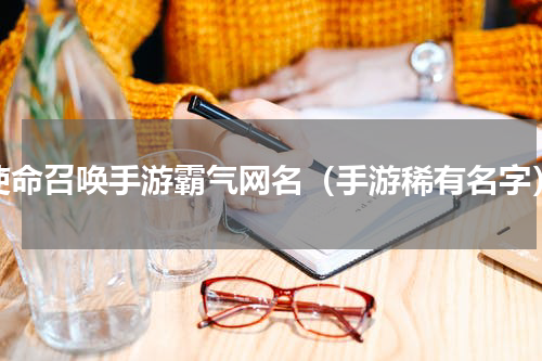 使命召唤手游霸气网名（手游稀有名字）