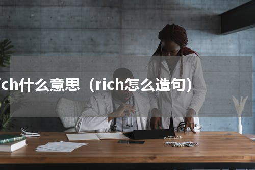 rich什么意思（rich怎么造句）