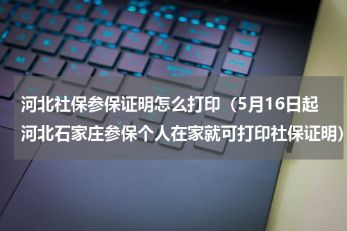 河北社保参保证明怎么打印（5月16日起河北石家庄参保个人在家就可打印社保证明）