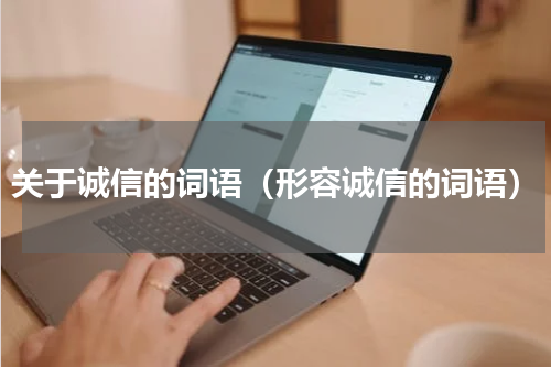 关于诚信的词语（形容诚信的词语）