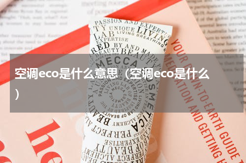 空调eco是什么意思（空调eco是什么）