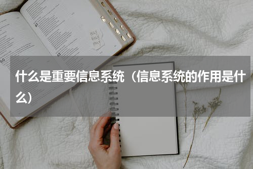 什么是重要信息系统（信息系统的作用是什么）