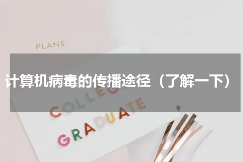 计算机病毒的传播途径（了解一下）