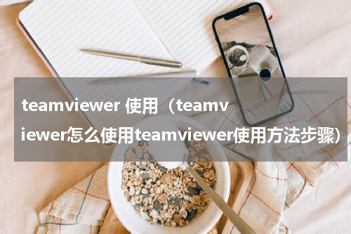 teamviewer 使用（teamviewer怎么使用teamviewer使用方法步骤）