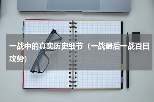 一战中的真实历史细节（一战最后一战百日攻势）