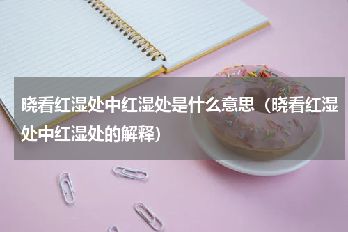 晓看红湿处中红湿处是什么意思（晓看红湿处中红湿处的解释）