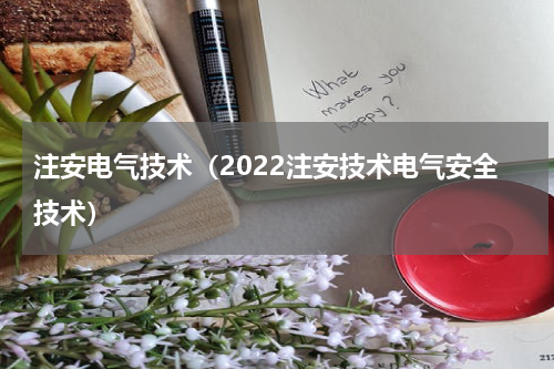 注安电气技术（2022注安技术电气安全技术）