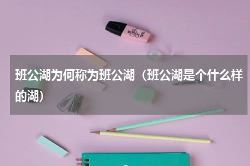 班公湖为何称为班公湖（班公湖是个什么样的湖）