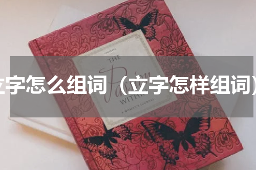 立字怎么组词（立字怎样组词）