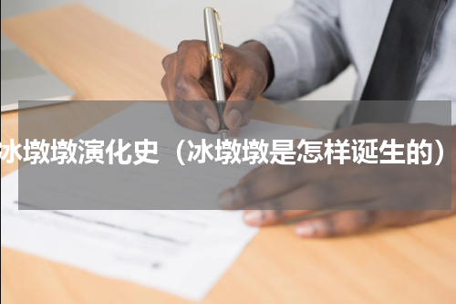 冰墩墩演化史（冰墩墩是怎样诞生的）