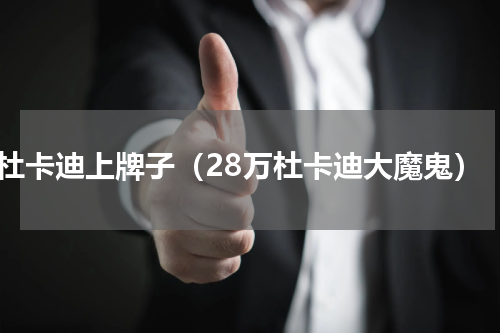 杜卡迪上牌子（28万杜卡迪大魔鬼）