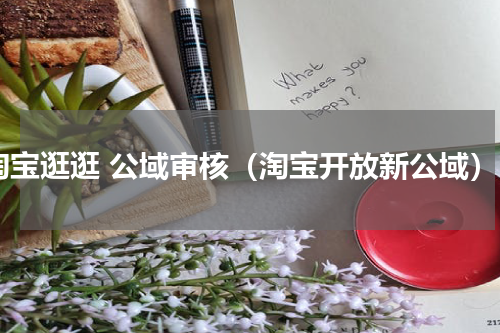 淘宝逛逛 公域审核（淘宝开放新公域）