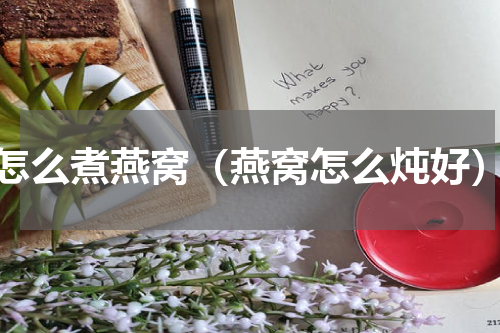 怎么煮燕窝（燕窝怎么炖好）