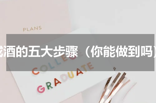 戒酒的五大步骤（你能做到吗）