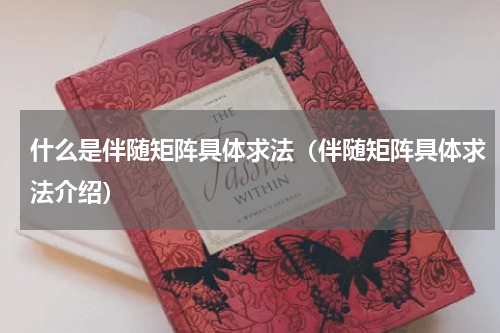什么是伴随矩阵具体求法（伴随矩阵具体求法介绍）