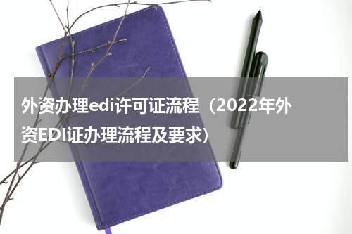 外资办理edi许可证流程（2022年外资EDI证办理流程及要求）