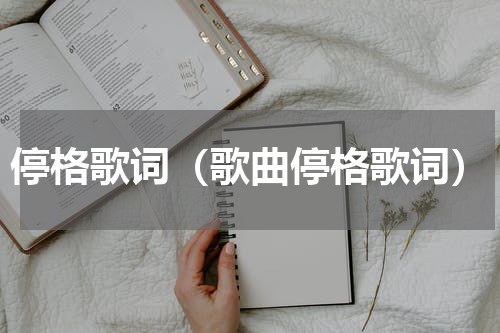 停格歌词（歌曲停格歌词）