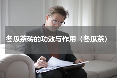 冬瓜茶砖的功效与作用（冬瓜茶）