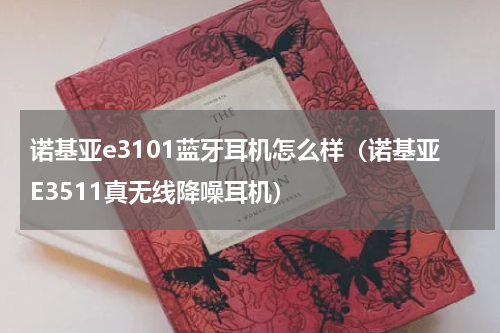 诺基亚e3101蓝牙耳机怎么样（诺基亚E3511真无线降噪耳机）