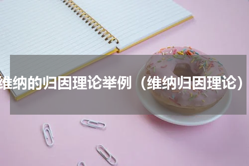 维纳的归因理论举例（维纳归因理论）