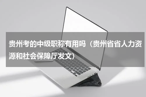 贵州考的中级职称有用吗（贵州省省人力资源和社会保障厅发文）