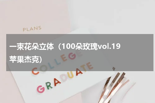 一束花朵立体（100朵玫瑰vol.19苹果杰克）