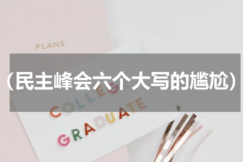 （民主峰会六个大写的尴尬）
