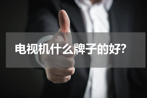 电视机什么牌子的好？