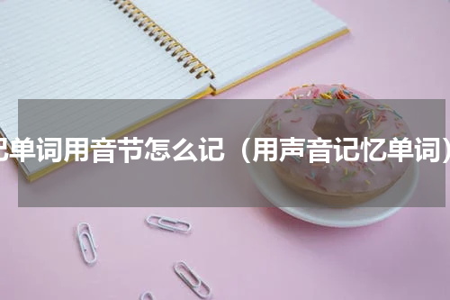 记单词用音节怎么记（用声音记忆单词）