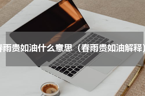 春雨贵如油什么意思（春雨贵如油解释）