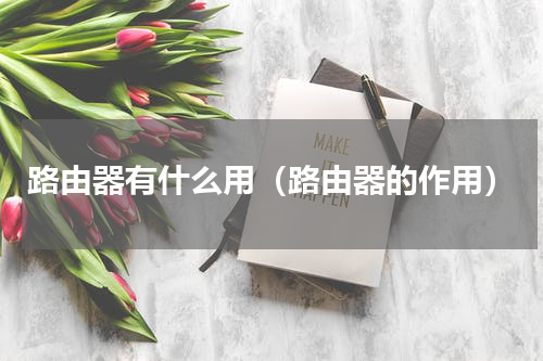 路由器有什么用（路由器的作用）