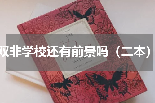 双非学校还有前景吗（二本）