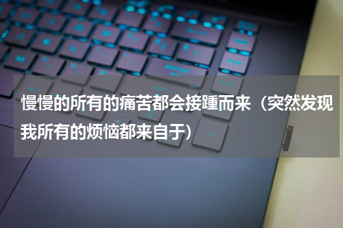 慢慢的所有的痛苦都会接踵而来（突然发现我所有的烦恼都来自于）
