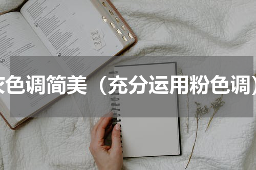 灰色调简美（充分运用粉色调）