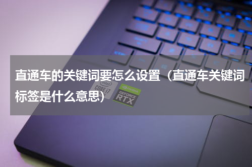 直通车的关键词要怎么设置（直通车关键词标签是什么意思）