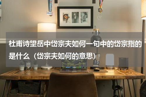 杜甫诗望岳中岱宗夫如何一句中的岱宗指的是什么（岱宗夫如何的意思）