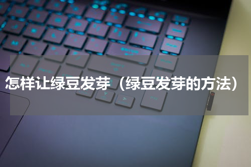 怎样让绿豆发芽（绿豆发芽的方法）