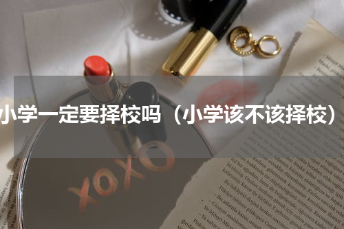 小学一定要择校吗（小学该不该择校）