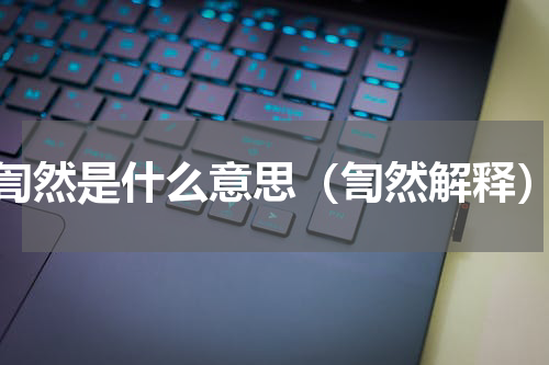 訇然是什么意思（訇然解释）
