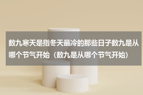 数九寒天是指冬天最冷的那些日子数九是从哪个节气开始（数九是从哪个节气开始）