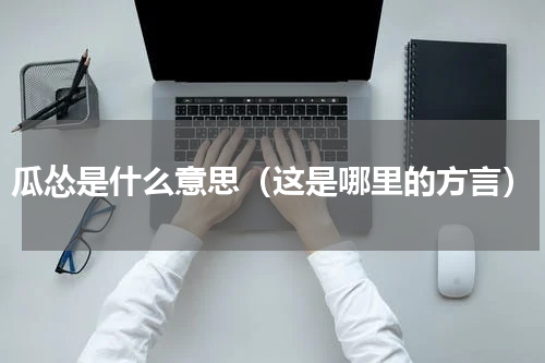 瓜怂是什么意思（这是哪里的方言）