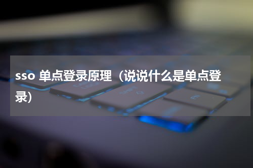 sso 单点登录原理（说说什么是单点登录）