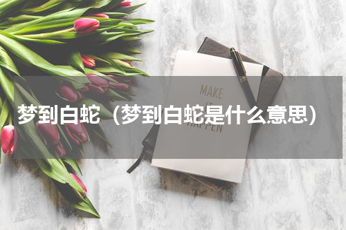 梦到白蛇（梦到白蛇是什么意思）