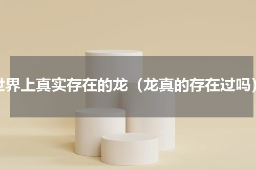 世界上真实存在的龙（龙真的存在过吗）