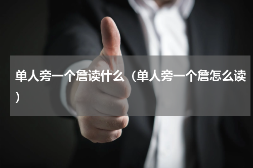 单人旁一个詹读什么（单人旁一个詹怎么读）
