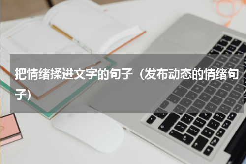 把情绪揉进文字的句子（发布动态的情绪句子）