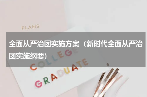 全面从严治团实施方案（新时代全面从严治团实施纲要）