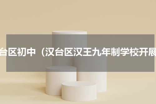 汉台区初中（汉台区汉王九年制学校开展）