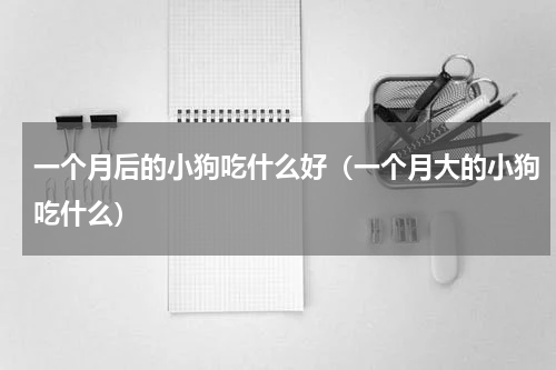 一个月后的小狗吃什么好（一个月大的小狗吃什么）